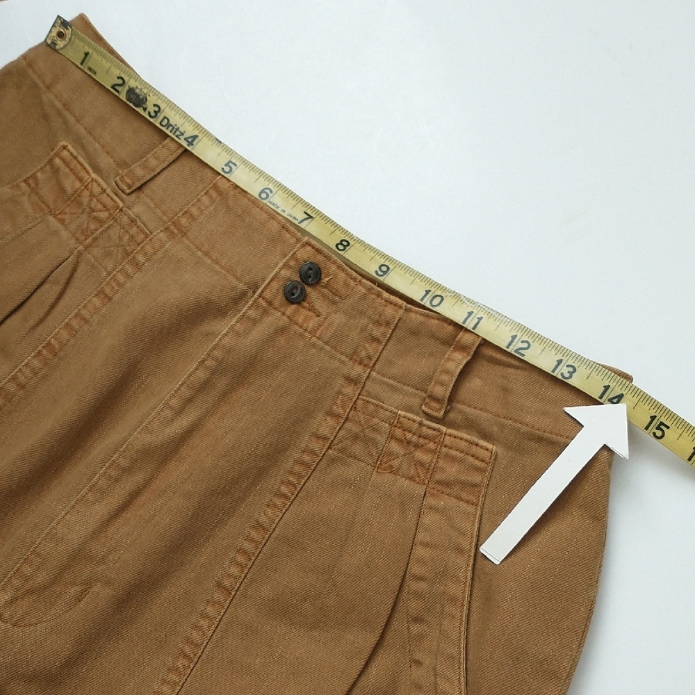 UNIVERSAL THREAD Women's High Rise Tan Barrel Pants. Size-8 - Picture 14 of 16